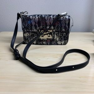 Steve Madden Christy Lace Overlay Top Crossbody